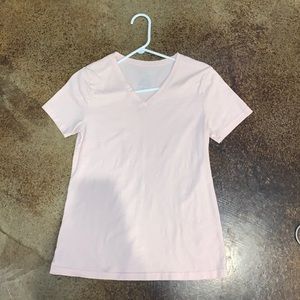 Light pink short sleeve shirt